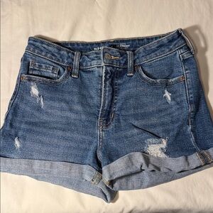 Old Navy Distressed Blue Jean Shorts